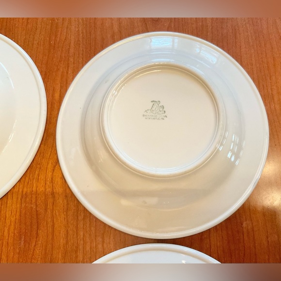 US Navy Mess Wardroom Officer set of 4 Large Rim Soup Bowls - Picture 12 of 15